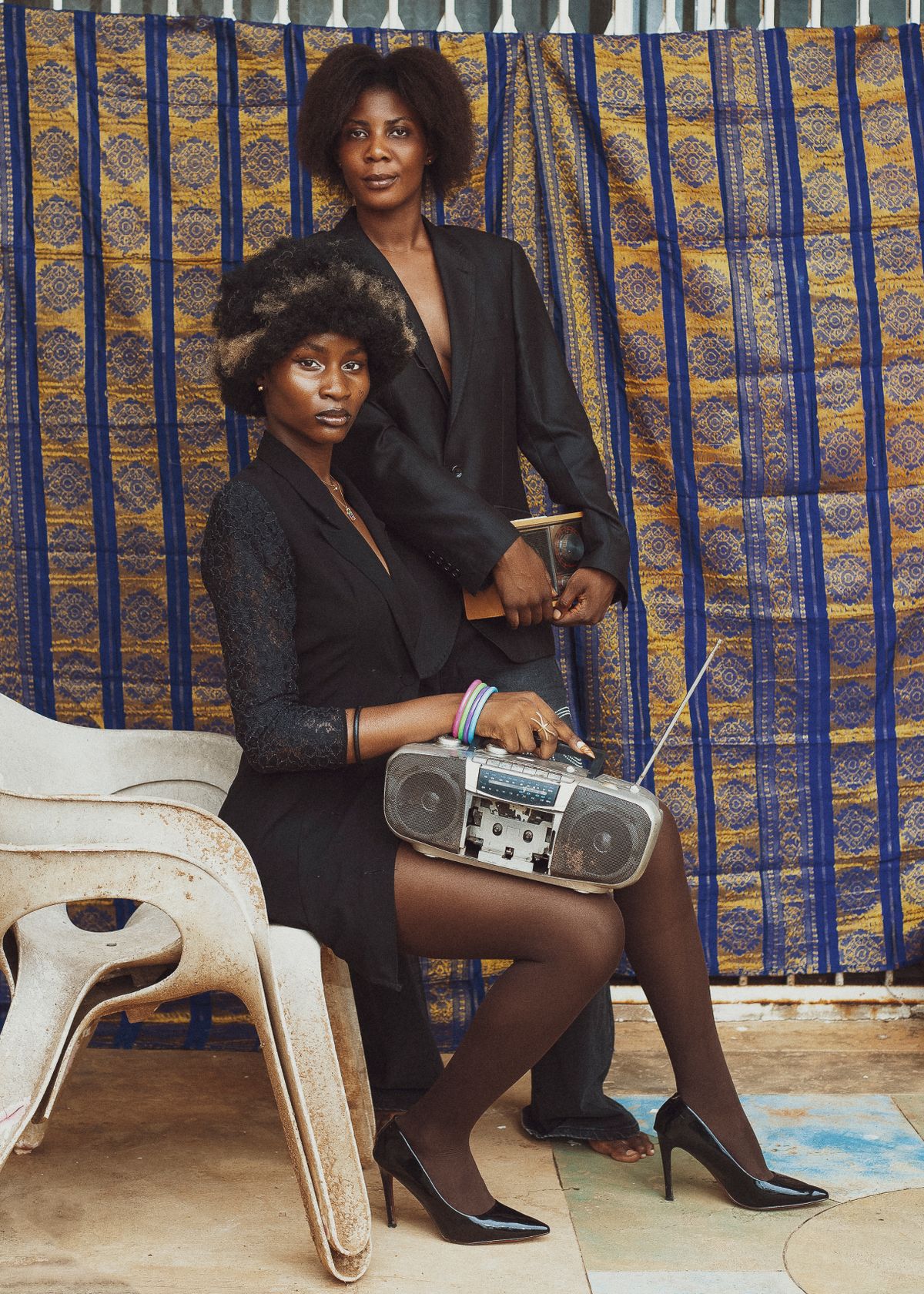 AI smart outfit ideas for a night out — elegant evening attire styled perfectly